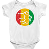 rasta lion head reggae dub step music dance Baby Onesie