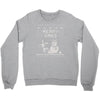christmas funny dog &amp; snowman Crewneck Sweatshirt