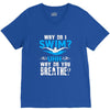 why do i swim why do you breath V-Neck Tee