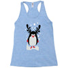 christmas penguin Racerback Tank