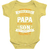 Super Cool Papa Of A Freaking Awesome Son Baby Onesie
