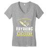 than kayaking are the priceless memories Women's V-Neck T-Shirt
