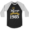 kings are born in 1985 3/4 Sleeve Shirt