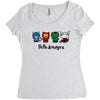 hello avengers Women's Triblend Scoop T-shirt