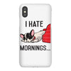 i hate mornings iPhoneX