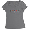 K-POP Women's Triblend Scoop T-shirt