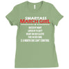 Smartass March Girl Ladies Fitted T-Shirt