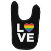lgbt love Baby Bibs