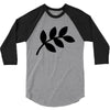 daun hitam 3/4 Sleeve Shirt