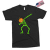 pumpkin skeleton dabbing Exclusive T-shirt