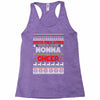 Santa Only Comes Once A Year Nonna Is Always Here To Cheer Racerback Tank