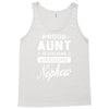 proud aunt of a freaking awesome nephew Tank Top