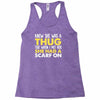 knew she was a thug Racerback Tank