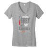 I Wear Grey For My Brother (Brain Cancer Awareness) Women's V-Neck T-Shirt