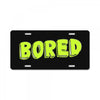 bored License Plate
