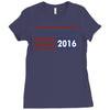 underwood 2016 flag house of cards Ladies Fitted T-Shirt
