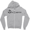 peace on earth Zipper Hoodie