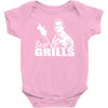 bear grills  funny Baby Onesie