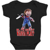 chucky funny quote ideal birthday present gift Baby Bodysuit