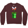 nintendo mario brothers piranha plant Crewneck Sweatshirt