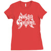 nasty savage 85 thrash metal Ladies Fitted T-Shirt
