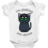 plotting your demise Baby Onesie