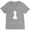 Chess King and Pawn V-Neck Tee