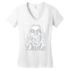 the dude, Women's V-Neck T-Shirt
