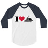 i love jet ski racing 3/4 Sleeve Shirt