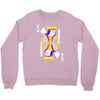 party king design funny humor cool graph baseball Crewneck Sweatshirt