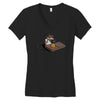 indiana mouse Women's V-Neck T-Shirt