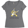 guitar hero Women's Triblend Scoop T-shirt