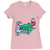 beer pong Ladies Fitted T-Shirt