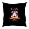 i have a crazy nana Throw Pillow