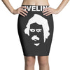 rivelino brazil 70s football world cup legend retro Pencil Skirts