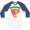 watermelon and beach 3/4 Sleeve Shirt