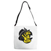 i can not lie Adjustable Strap Totes