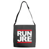 joe rogan run jre Adjustable Strap Totes