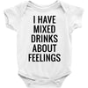 mixed drinks about feelings Baby Bodysuit