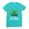 He Will Kill Again Ladies Fitted T-Shirt