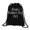 Happy Father's Day Drawstring Bags