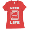 nerd life is the best life Ladies Fitted T-Shirt
