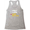 single taken trainin to go super saiyan Racerback Tank
