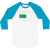 low battery introvert pun humor 3/4 Sleeve Shirt