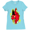 warning Ladies Fitted T-Shirt