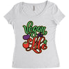 vegan for life Women's Triblend Scoop T-shirt