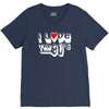 i love the 90's  musik dj fun V-Neck Tee