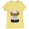 Dog-I MUSIC Ladies Fitted T-Shirt