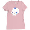 skull full of cats Ladies Fitted T-Shirt