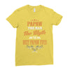 papaw the man the myth best papaw ever Ladies Fitted T-Shirt